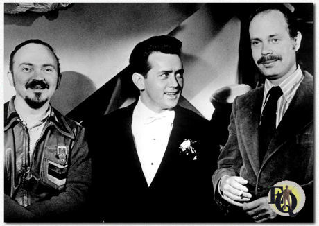 L-R) William Link, Martin Sheen and Richard Levinson in the 1970s. Martin Sheen would play both in "That Certain Summer" (ABC, Nov 1. 1972) the first gay themed show to win an Emmy, and again in "The Execution of Private Slovik" (NBC, Mar 13. 1974). Both of those were written and produced by Link & Levinson.