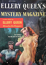 Ellery Queen's Mystery Magazine july 1957 Newsstand editions