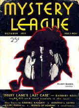 Mystery League - Nr 1 October 1933