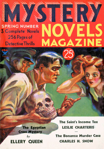 Bewijs van het uitgekiende commerciële brein van de twee neven: een publicatie in het lentenummer van Mystery Novels Magazine in 1934.