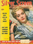 Cover "Silver Screen" edition of May 1942 with a fictionalized version of "A Desperate Chance for Ellery Queen".