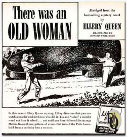 Howard Williamson art for the abridged version of "There was an Old Woman" published in "LIBERTY magazine" July 3, 1943.