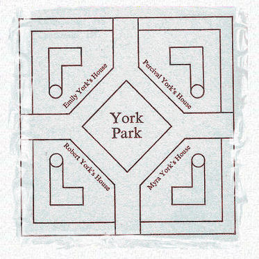 The locale for the action is the perfect mandala, where the 4 cousins live surrounded by a garden which had in it's center a monument in homage to Nathaniel.