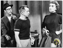 Harry Morgan, Eugene Loring and Joan Crawford in "Torch Song" (1953)