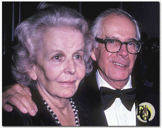 Eileen Morgan (L) and her husband actor Harry Morgan (R) at the 33rd Annual Emmy Awards - September 13, 1981 at Pasadena Civic Auditorium in Los Angeles.