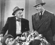 Charley Grapewin and Ralph Bellamy in "Ellery Queen and the Murder Ring".