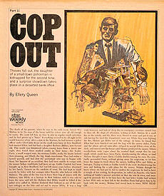 "Cop Out" was published in "Star Weekly" in several volumes between April 17 and 24, 1969 (Illustration by Jim McCarthy).