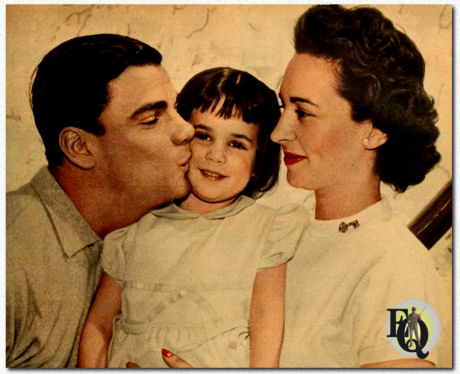  Driedubbele date, wanneer Bert zijn twee Annettes begroet (de kleine is de 4-jarige "Petty") (1953)