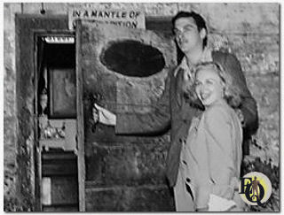 Mr. and Mrs Richard Hart, (in 1947) on their first visit to California, see the original state capital, picturesque Monterey. First stop on their tour brings Mr.and Mrs.Hart to the First California Theater built in 1845. The theater is now a State Museum.