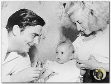 Richard Hart with Louise Valery and their daughter Hilary.