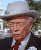Les Tremayne as Big Daddy Hogg in "The Dukes of Hazzard" (Lou Step, Warner Bros., Oct 29. 1982).