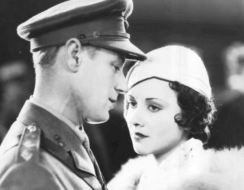 Leslie Howard opposite Margaret Lindsay in "Captured!" (Warner Bros., Aug 18. 1933)