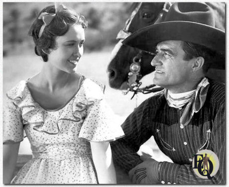 In a Tom Mix Production from 1932 "Fourth Horseman" Margaret Lindsay is trying to fight of some men