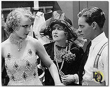 Quillan (right) with Carole Lombard (left) and Bessie Barriscale (middle) in "Show Folks" (1928)