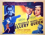 A Desperate Chance for Ellery Queen - half-sheet poster