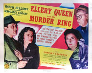 Ellery Queen and the Murder Ring - half-sheet poster