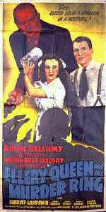 Ellery Queen and the Murder Ring - 3 sheet poster (81x41)