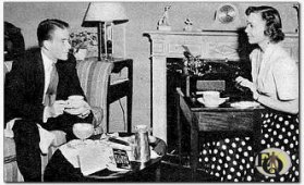 In het script, is Ellery een detective schrijver die zijn kans waagt om misdaden op te helderen, Nikki is zijn secretaresse en vertrouweling. In het echte leven, is Ellery (Hugh Marlowe) geboren in Philadelphia, volgde scholing in Chicago en Madison, Wis., waarna hij 4 jaar in Pasadena (Calif.) Playhouse doorbracht alvorens de stap naar radio te zetten als aankondiger in Davenport, Iowa. Nikki (Marion Shockley) geboren in Kansas City, begon haar carrière in film, ging naar de New Yorkse podia, om zo in de radio te verzeilen. - ED (Photo van Walter Seigal) (uit "Radio Guide" 40-01-05)