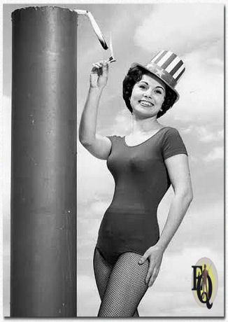 Nina in a publicity shot for "77 Sunset Strip" (ca. 1959)