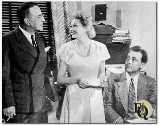 "Photoplay" for radio's "Life Can Be Beautiful" (NBC, 1948) (L-R) Charles Webster as Dr. Markham, Alice Reinheart as Chichi and Sydney Smith as Douglas Norman.