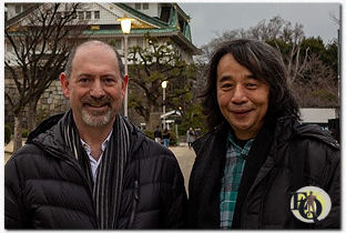  Steven Steinbock and Arisugawa Arisu (Alice) in Osaka, Japan in March 2020 - Photo courtesy of Steven Steinbock