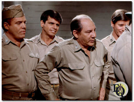 Ken Swofford, William Devane, Philip Bruns, and Peter Strauss appearing in the TV-movie "Judgment The Court Martial of the Tiger of Malaya" (ABC, Jun 11. 1974). 