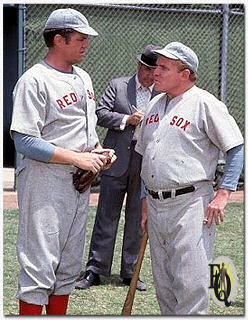 Ken as seen in "Cleo and the Babe" an episode of "Voyagers!" (NBC, Nov 14. 1982) together with William Lucking who played Babe Ruth. Ken was not only an avid reader but also a baseball fan who loved the Cleveland Indians and watched as many games as possible.