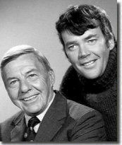 Publicity shot of the 'Dynamic Duo' David Wayne & Jim Hutton