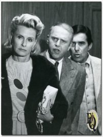 Dina Merrill, George Furth, Pat Harrington in Ellery Queen's The Adventure of the 12th Floor Express