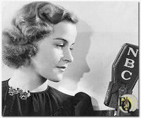 Publicity shot for NBC's Gertrude Warner (around 1940 - 1941).