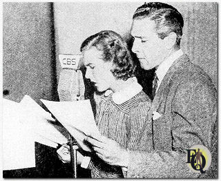 Gertrude Warner and Sherling Oliver (David) in "Beyond These Valleys" (Nov 1940).